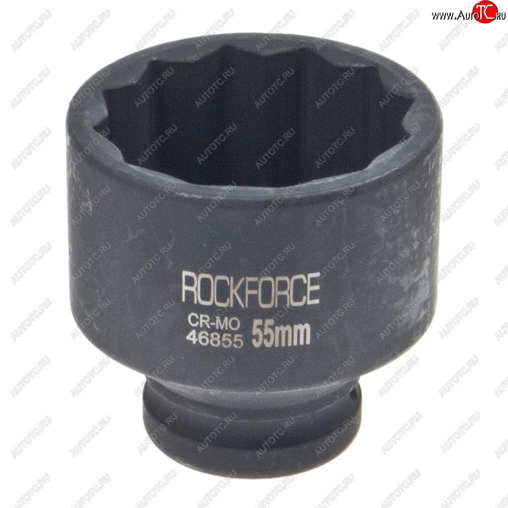 1 279 р. Головка торцевая 34 55мм 12-ти гранная ударная глубокая ROCKFORCE ROCKFORCE rf-46855  с доставкой в г. Кемерово