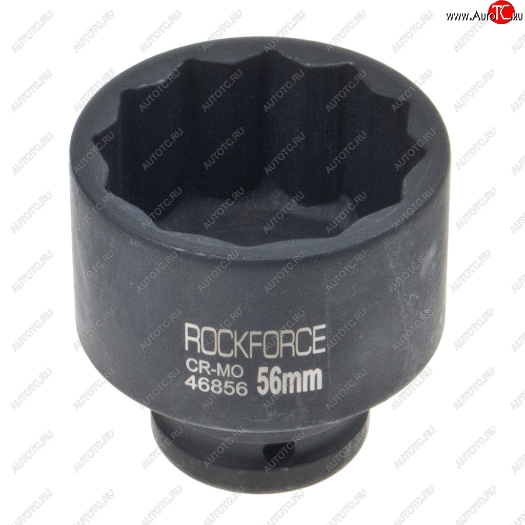 1 369 р. Головка торцевая 34 56мм 12-ти гранная ударная глубокая ROCKFORCE ROCKFORCE rf-46856  с доставкой в г. Кемерово