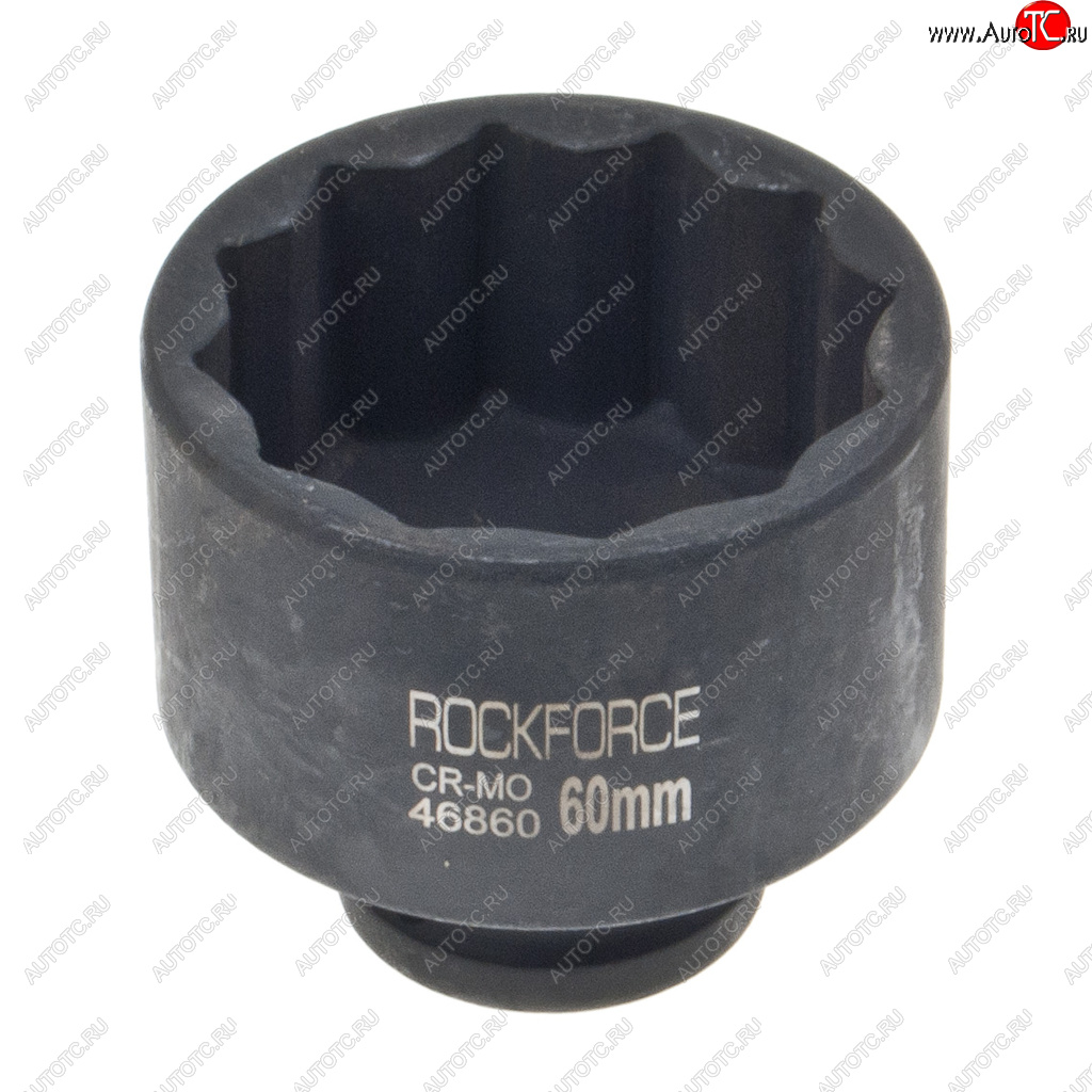 1 559 р. Головка торцевая 34 60мм 12-ти гранная ударная глубокая ROCKFORCE ROCKFORCE rf-46860  с доставкой в г. Кемерово