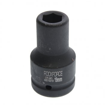 979 р. Головка торцевая 1 19мм ударная удлиненная L=90мм ROCKFORCE ROCKFORCE rf-48510019  с доставкой в г. Кемерово. Увеличить фотографию 1