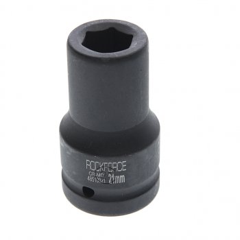 979 р. Головка торцевая 1 21мм ударная удлиненная L=90мм ROCKFORCE ROCKFORCE rf-48510021  с доставкой в г. Кемерово. Увеличить фотографию 1