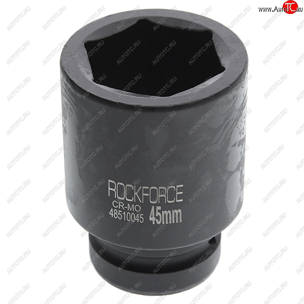 1 179 р. Головка торцевая 1 45мм ударная удлиненная L=90мм ROCKFORCE ROCKFORCE rf-48510045  с доставкой в г. Кемерово