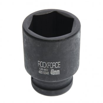 1 289 р. Головка торцевая 1 48мм ударная удлиненная L=90мм ROCKFORCE ROCKFORCE rf-48510048  с доставкой в г. Кемерово. Увеличить фотографию 1