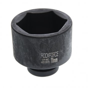 2 589 р. Головка торцевая 1 70мм ударная удлиненная L=90мм ROCKFORCE ROCKFORCE rf-48510070  с доставкой в г. Кемерово. Увеличить фотографию 1
