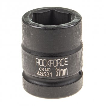 789 р. Головка торцевая 1 31мм ударная L=62мм ROCKFORCE ROCKFORCE rf-48531  с доставкой в г. Кемерово. Увеличить фотографию 1