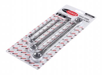 1 489 р. Набор ключей накидных TORX Е6-E24 4 предмета ROCKFORCE ROCKFORCE rf-5041  с доставкой в г. Кемерово. Увеличить фотографию 1