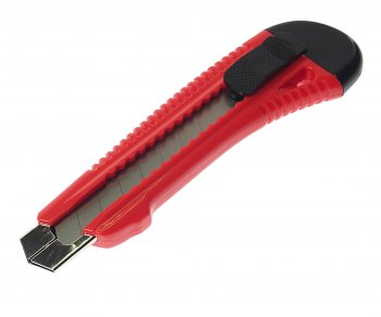 208 р. Нож 18мм с сегментированным лезвием ROCKFORCE ROCKFORCE rf-5055p18 ROCKFORCE rf-5055p18  с доставкой в г. Кемерово. Увеличить фотографию 1