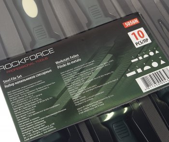 2 499 р. Набор напильников разнопрофильных 10 предметов ROCKFORCE ROCKFORCE rf-5056n  с доставкой в г. Кемерово. Увеличить фотографию 3