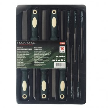 2 499 р. Набор напильников разнопрофильных 10 предметов ROCKFORCE ROCKFORCE rf-5056n  с доставкой в г. Кемерово. Увеличить фотографию 1