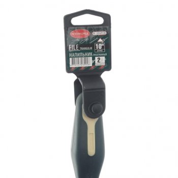499 р. Напильник трехгранный 250мм с держателем ROCKFORCE ROCKFORCE rf-5056p510  с доставкой в г. Кемерово. Увеличить фотографию 3