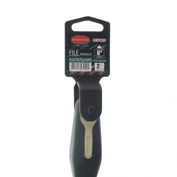 273 р. Напильник трехгранный 150мм с держателем ROCKFORCE ROCKFORCE rf-5056p56 ROCKFORCE rf-5056p56  с доставкой в г. Кемерово. Увеличить фотографию 3