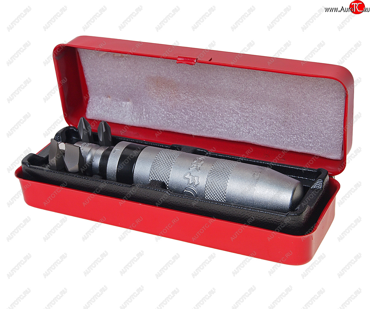 1 839 р. Отвертка ударная с набором бит 6 предметов ROCKFORCE ROCKFORCE rf-5064  с доставкой в г. Кемерово