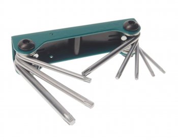 629 р. Набор ключей TORX T9-T40 складной 8 предметов ROCKFORCE ROCKFORCE rf-5083f  с доставкой в г. Кемерово. Увеличить фотографию 1