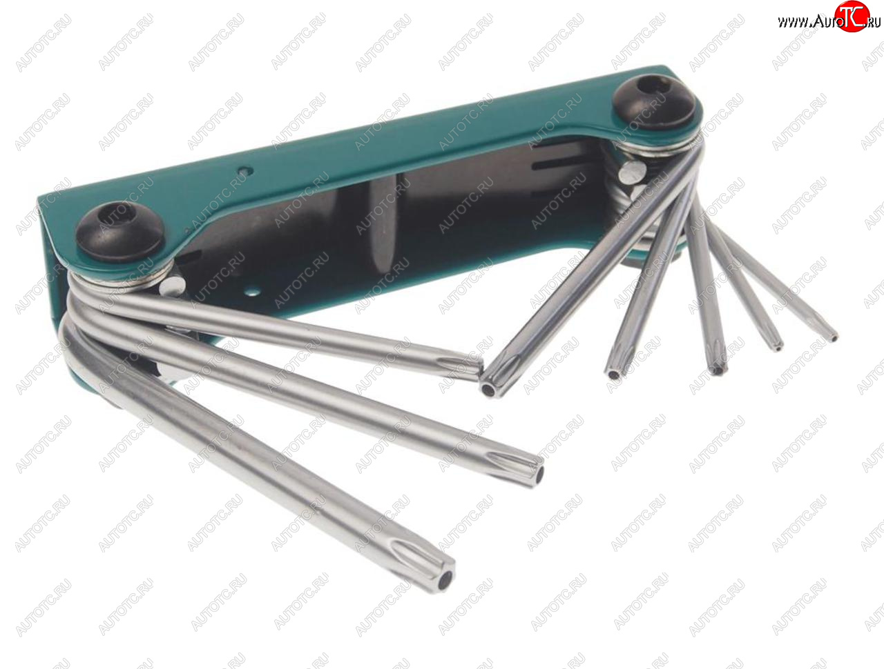 539 р. Набор ключей TORX T9-T40 складной с отверстием 8 предметов ROCKFORCE ROCKFORCE rf-5083tf ROCKFORCE rf-5083tf  с доставкой в г. Кемерово