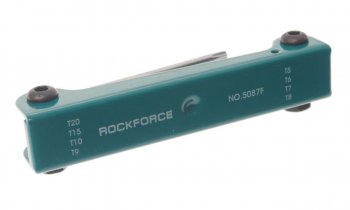 599 р. Набор ключей TORX Т5-Т10,Т15,Т20 складной 8 предметов ROCKFORCE ROCKFORCE rf-5087f  с доставкой в г. Кемерово. Увеличить фотографию 2