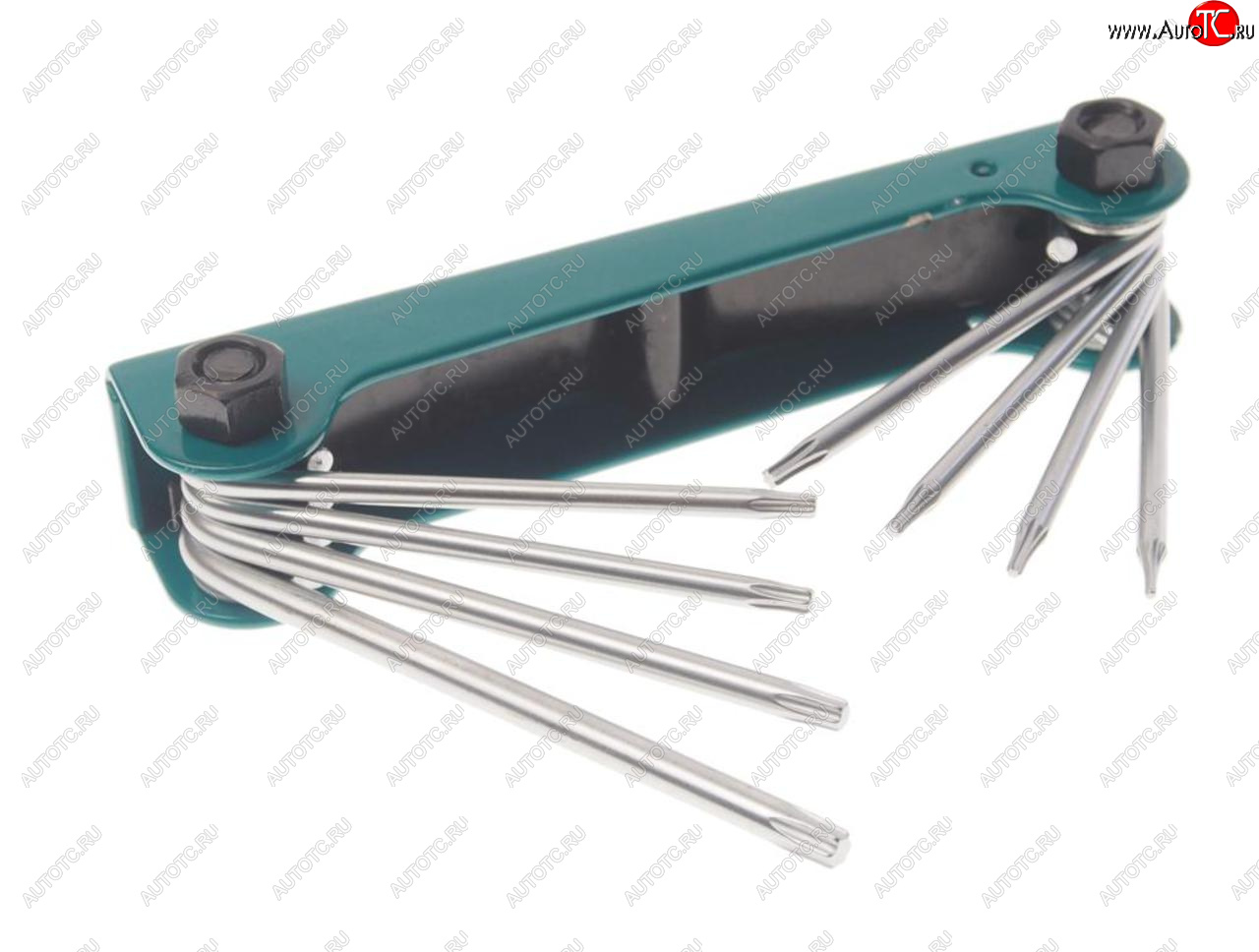 599 р. Набор ключей TORX Т5-Т10,Т15,Т20 складной 8 предметов ROCKFORCE ROCKFORCE rf-5087f  с доставкой в г. Кемерово