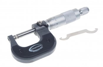 1 339 р. Микрометр 0-25мм 0.01мм в футляре ROCKFORCE ROCKFORCE rf-5096p9025 ROCKFORCE rf-5096p9025  с доставкой в г. Кемерово. Увеличить фотографию 1
