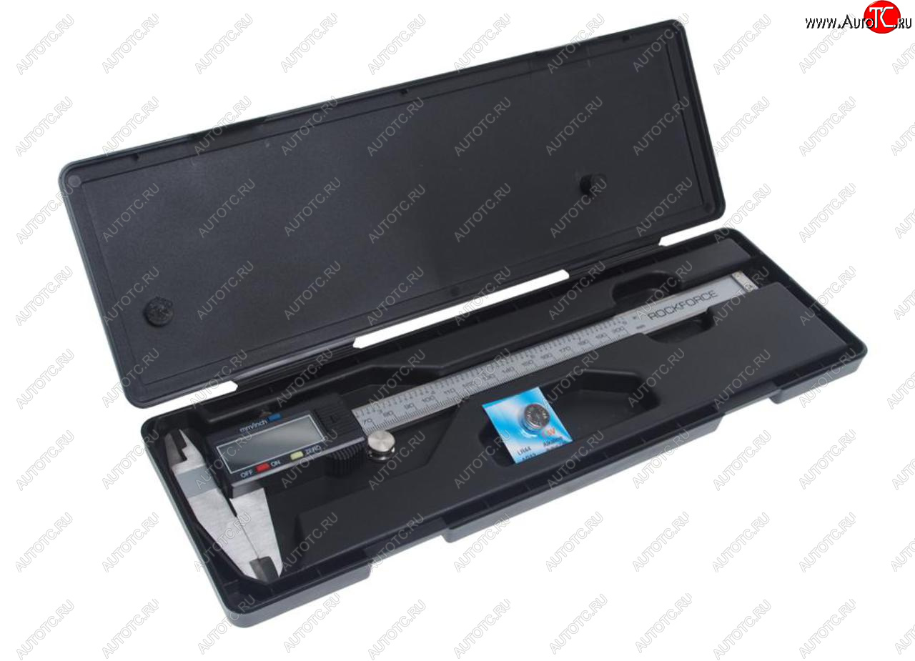 3 899 р. Штангенциркуль 200мм 0.01мм цифровой в футляре ROCKFORCE ROCKFORCE rf-5096pe2  с доставкой в г. Кемерово