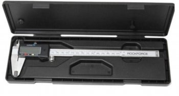 5 299 р. Штангенциркуль 250мм 0.01мм цифровой в футляре ROCKFORCE ROCKFORCE rf-5096pe3  с доставкой в г. Кемерово. Увеличить фотографию 1