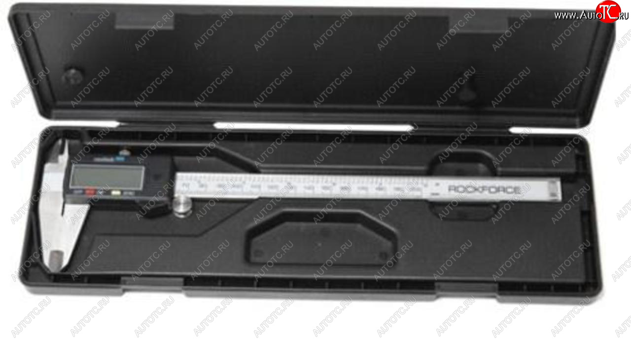 5 299 р. Штангенциркуль 250мм 0.01мм цифровой в футляре ROCKFORCE ROCKFORCE rf-5096pe3  с доставкой в г. Кемерово