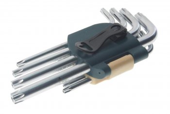 2 199 р. Набор ключей TORX Т6Н-Т60Н Г-образных удлиненных с отверстием 15 предметов с держателем ROCKFORCE ROCKFORCE rf-5151lt  с доставкой в г. Кемерово. Увеличить фотографию 2