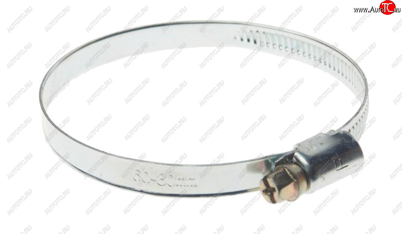 37 р. Хомут ленточный 060-080мм (9мм) червячный сталь ROCKFORCE ROCKFORCE rf-60-80  с доставкой в г. Кемерово
