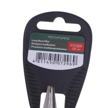 549 р. Тонкогубцы 180мм комбинированные с держателем ROCKFORCE ROCKFORCE rf-610180d  с доставкой в г. Кемерово. Увеличить фотографию 3