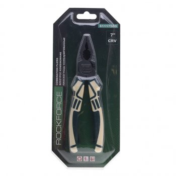 1 239 р. Пассатижи 175мм в блистере ROCKFORCE ROCKFORCE rf-611175ds ROCKFORCE rf-611175ds  с доставкой в г. Кемерово. Увеличить фотографию 3