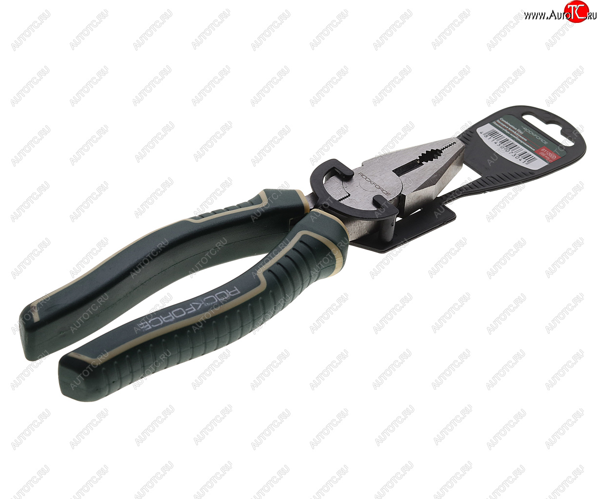 699 р. Пассатижи 200мм с держателем ROCKFORCE ROCKFORCE rf-611200d  с доставкой в г. Кемерово