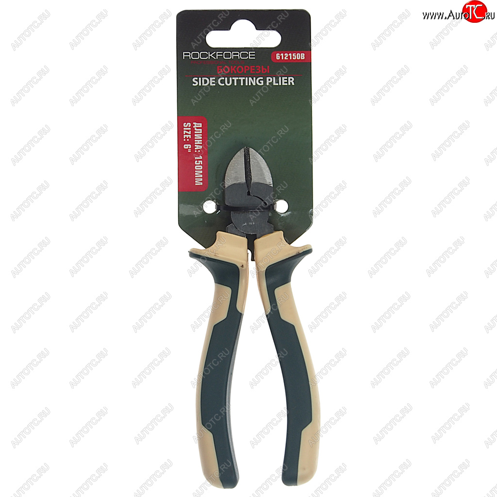 539 р. Кусачки боковые 150мм ROCKFORCE ROCKFORCE rf-612150b  с доставкой в г. Кемерово