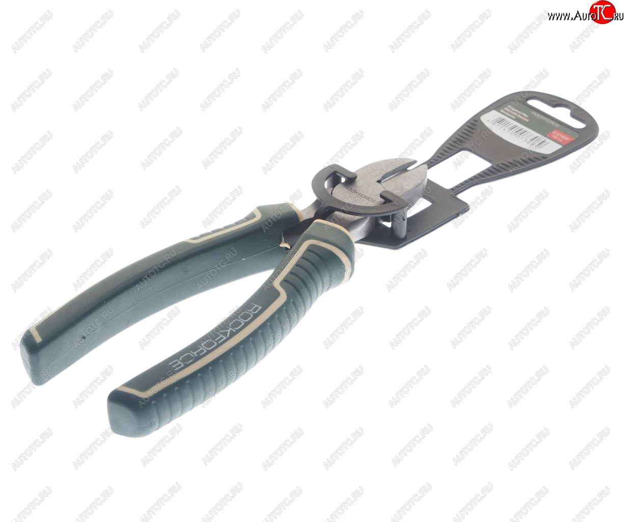 529 р. Кусачки боковые 180мм с держателем ROCKFORCE ROCKFORCE rf-612180d  с доставкой в г. Кемерово