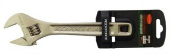 519 р. Ключ разводной 150мм 6 (захват 20мм) с держателем ROCKFORCE ROCKFORCE rf-649150 ROCKFORCE rf-649150  с доставкой в г. Кемерово. Увеличить фотографию 1