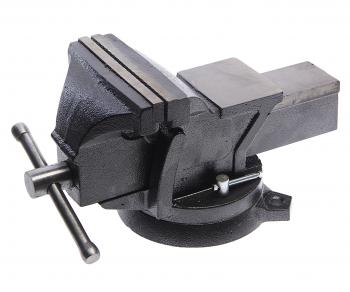 12 499 р. Тиски 150мм (6) поворотные стальные с наковальней ROCKFORCE ROCKFORCE rf-6540306  с доставкой в г. Кемерово. Увеличить фотографию 1