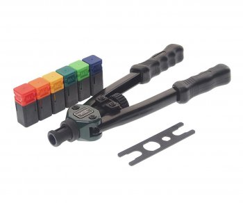 3 599 р. Заклепочник 320мм М3-М10 резьбовой усиленный двуручный ROCKFORCE ROCKFORCE rf-67804  с доставкой в г. Кемерово. Увеличить фотографию 1