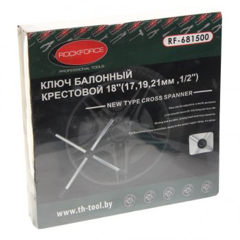 2 999 р. Ключ баллонный крестообразный 17х19х22мм 12 складной ROCKFORCE ROCKFORCE rf-681500  с доставкой в г. Кемерово. Увеличить фотографию 4