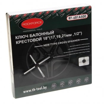 2 589 р. Ключ баллонный крестообразный 17х19х21мм 12 складной ROCKFORCE ROCKFORCE rf-681a500  с доставкой в г. Кемерово. Увеличить фотографию 3