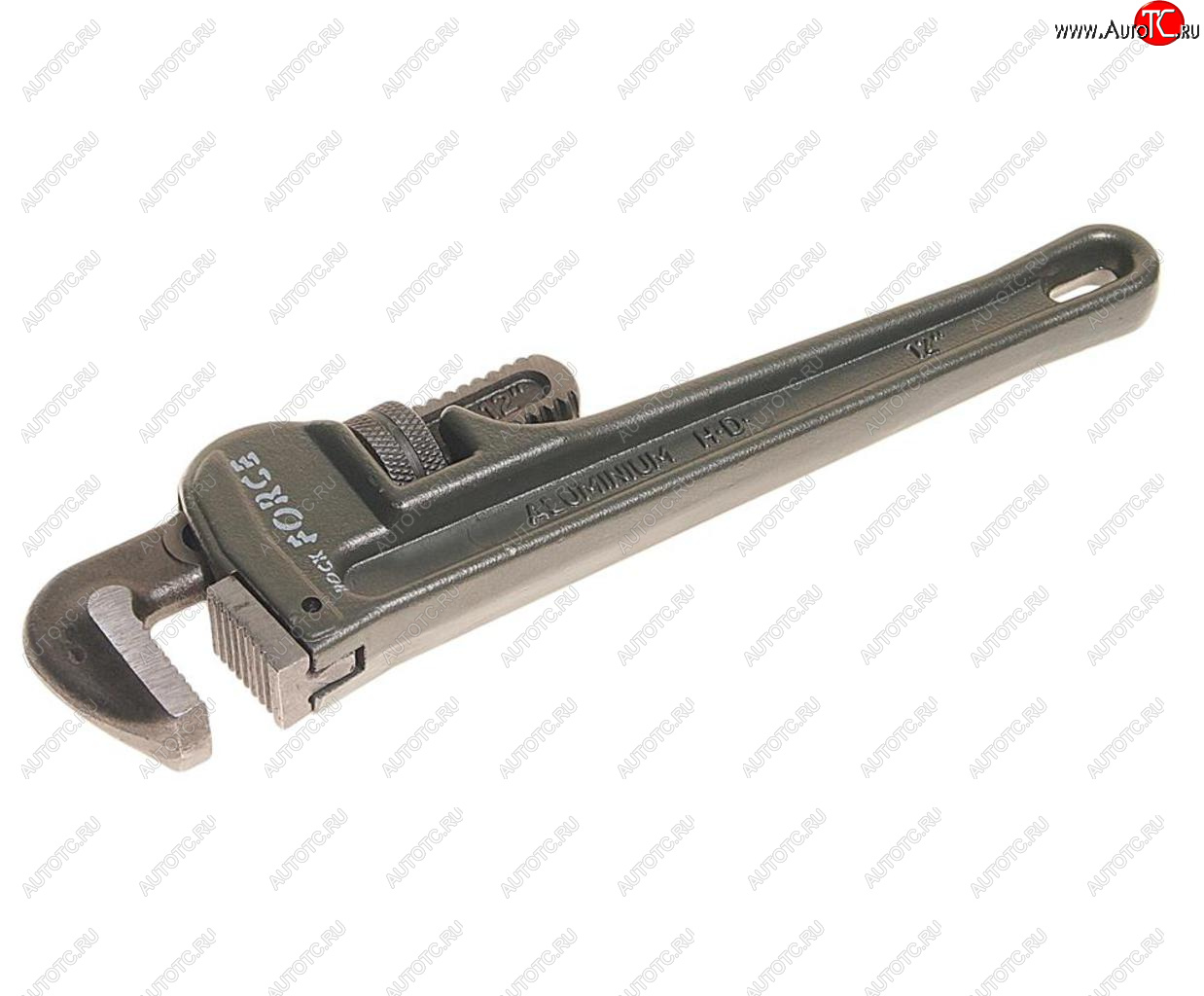 1 349 р. Ключ газовый 50мм 12 с алюминиевой рукояткой ROCKFORCE ROCKFORCE rf-68412  с доставкой в г. Кемерово