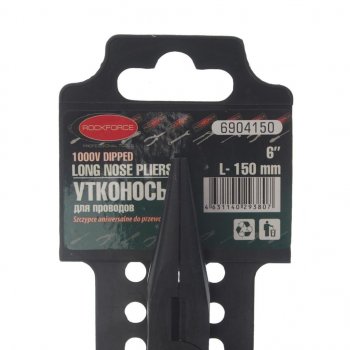 529 р. Тонкогубцы 150мм прямые диэлектрические до 1000В ROCKFORCE ROCKFORCE rf-6904150  с доставкой в г. Кемерово. Увеличить фотографию 3