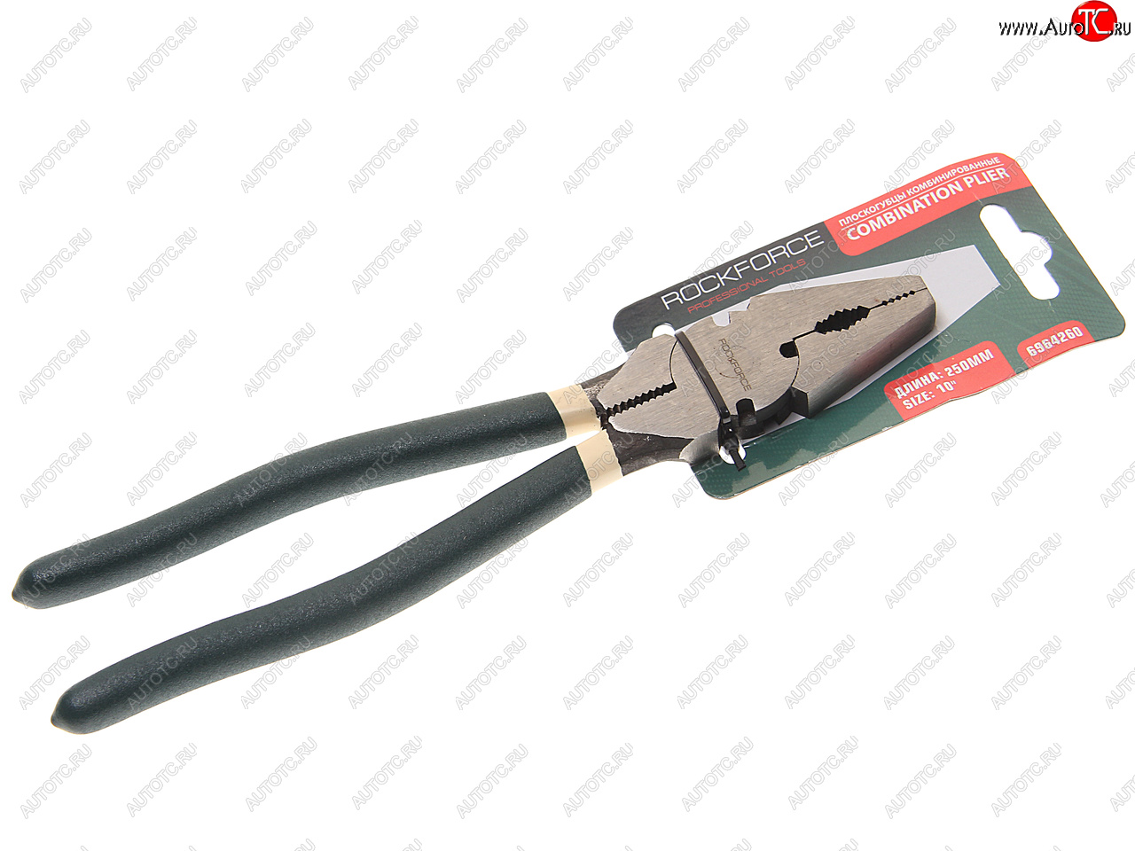 929 р. Пассатижи 250мм комбинированные с держателем ROCKFORCE ROCKFORCE rf-6964260  с доставкой в г. Кемерово