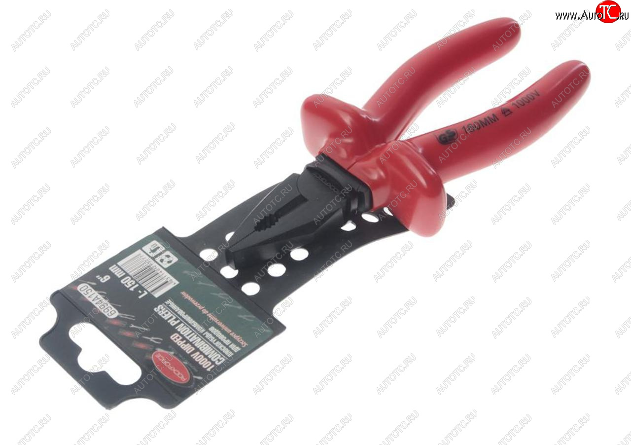639 р. Пассатижи 150мм (6) комбинированные диэлектрические 1000V ROCKFORCE ROCKFORCE rf-6994a150  с доставкой в г. Кемерово