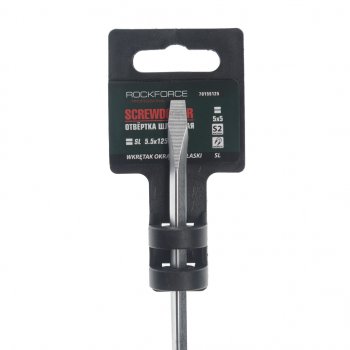 277 р. Отвертка шлицевая SL 5.5х125мм магнитная (сталь S2) с держателем Profi ROCKFORCE ROCKFORCE rf-70155125  с доставкой в г. Кемерово. Увеличить фотографию 2