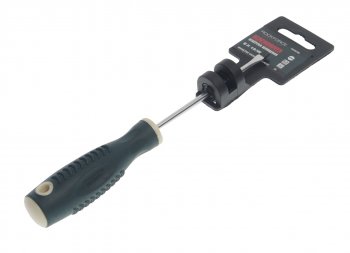 215 р. Отвертка шлицевая SL 4.0х100мм магнитная c держателем Profi S2 ROCKFORCE ROCKFORCE rf-70340100 ROCKFORCE rf-70340100  с доставкой в г. Кемерово. Увеличить фотографию 1