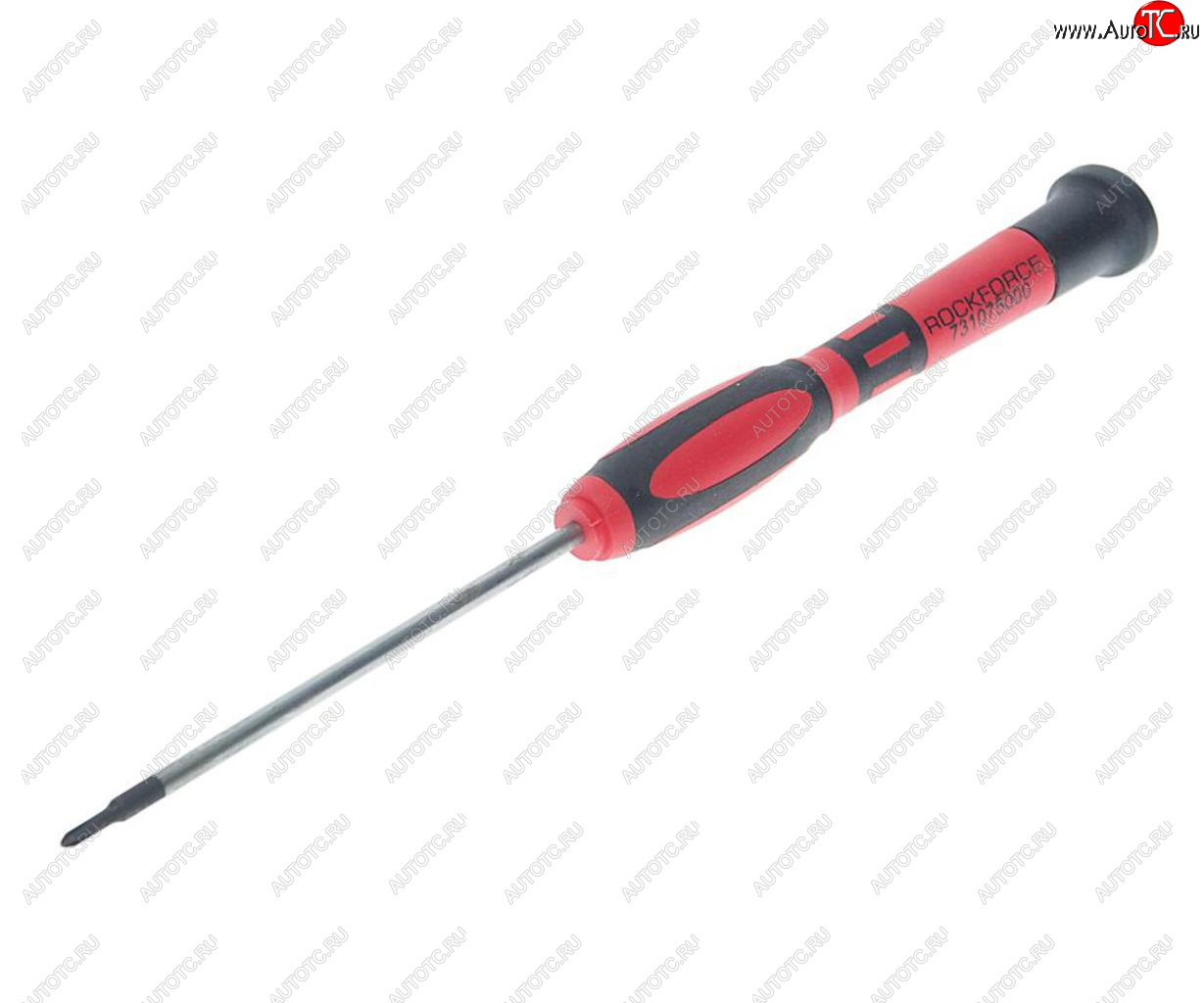 168 р. Отвертка крестовая PH 0.0x75мм ювелирная (сталь CrV) ROCKFORCE ROCKFORCE rf-731075000  с доставкой в г. Кемерово