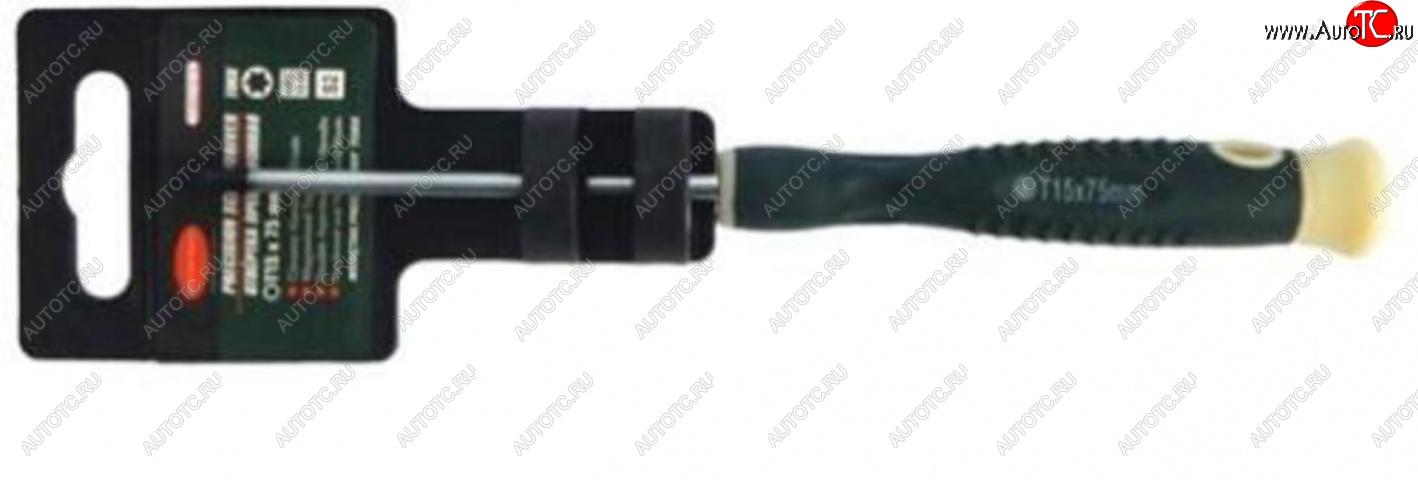 134 р. Отвертка TORX Т15х75мм ювелирная ROCKFORCE ROCKFORCE rf-73607515  с доставкой в г. Кемерово