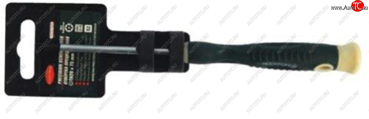 166 р. Отвертка TORX T10Hх75мм с отверстием ювелирная ROCKFORCE ROCKFORCE rf-73707510  с доставкой в г. Кемерово