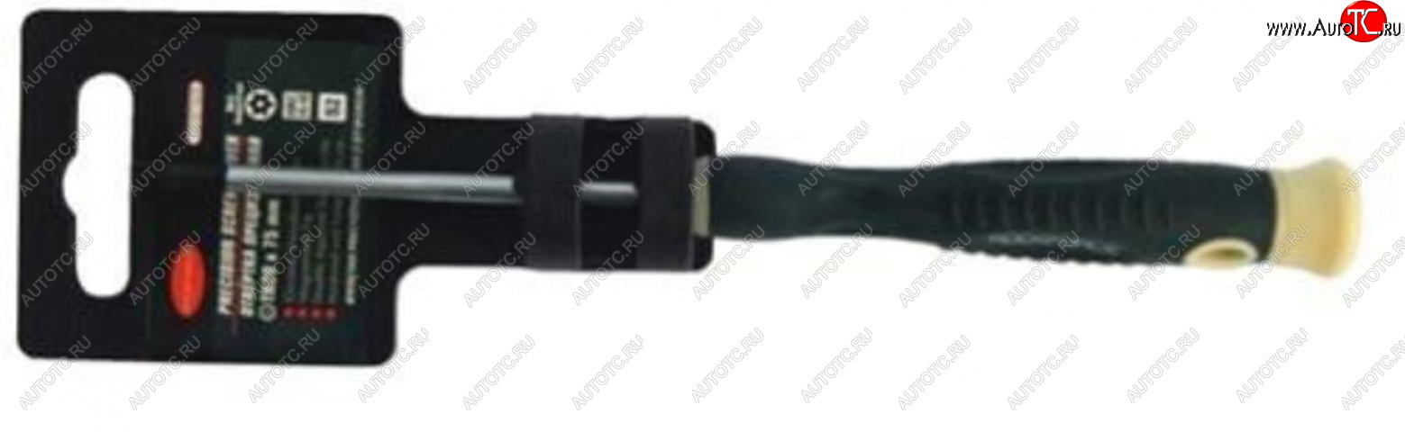166 р. Отвертка TORX T15Hх75мм с отверстием ювелирная ROCKFORCE ROCKFORCE rf-73707515  с доставкой в г. Кемерово