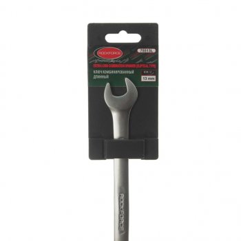257 р. Ключ комбинированный 13х13мм удлиненный с держателем ROCKFORCE ROCKFORCE rf-75513l  с доставкой в г. Кемерово. Увеличить фотографию 2