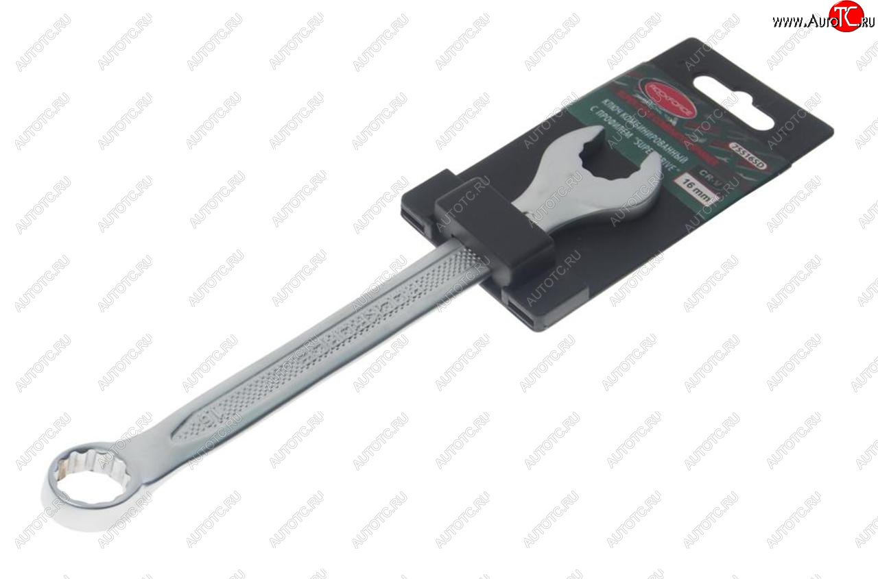 262 р. Ключ комбинированный 16мм (Super Drive) с держателем ROCKFORCE ROCKFORCE rf-75516sd  с доставкой в г. Кемерово
