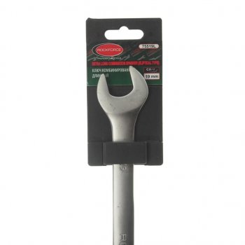 299 р. Ключ комбинированный 19х19мм удлиненный с держателем ROCKFORCE ROCKFORCE rf-75519l ROCKFORCE rf-75519l  с доставкой в г. Кемерово. Увеличить фотографию 2