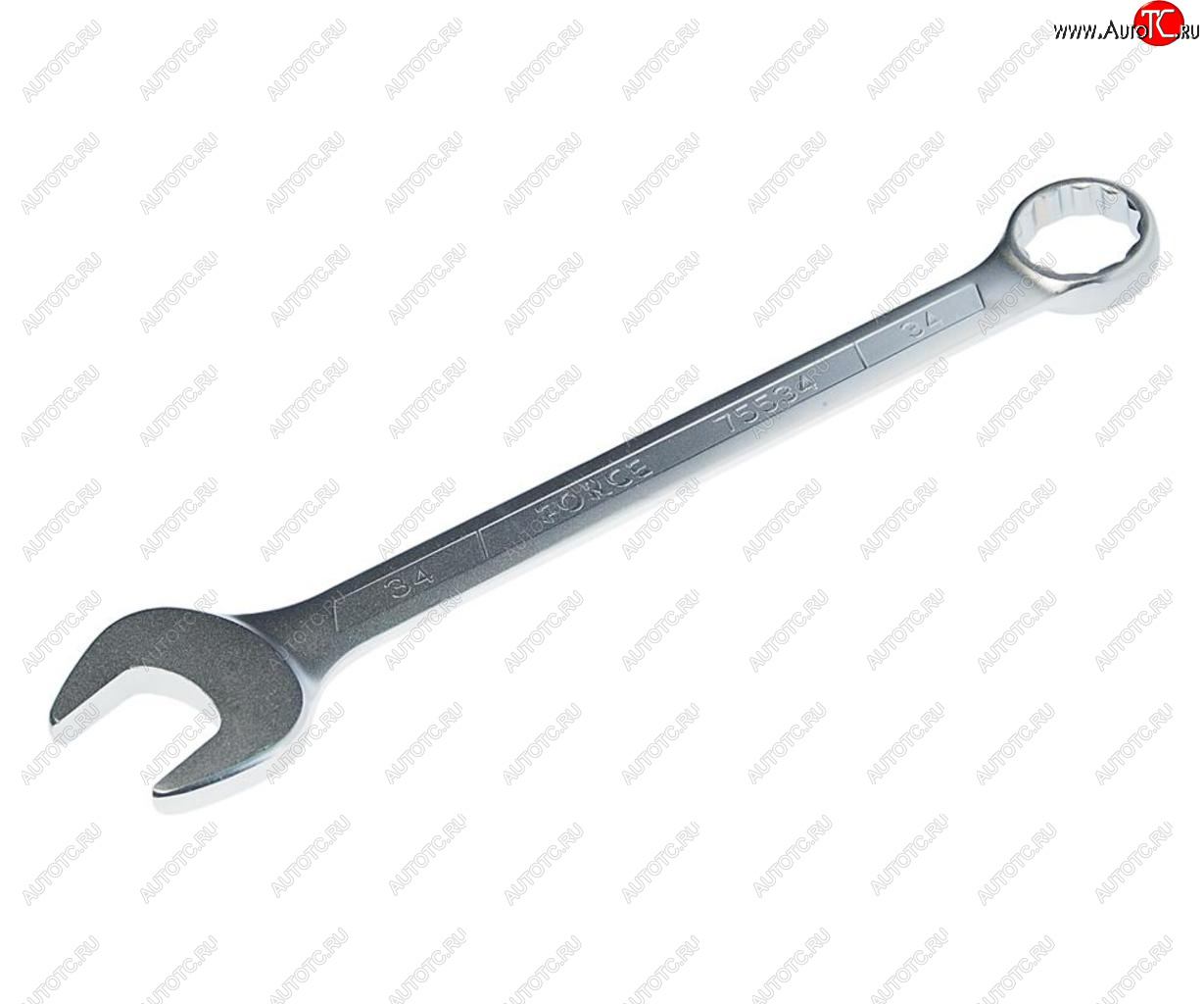 1 029 р. Ключ комбинированный 34мм 12-гранный прямой ROCKFORCE ROCKFORCE rf-75534  с доставкой в г. Кемерово